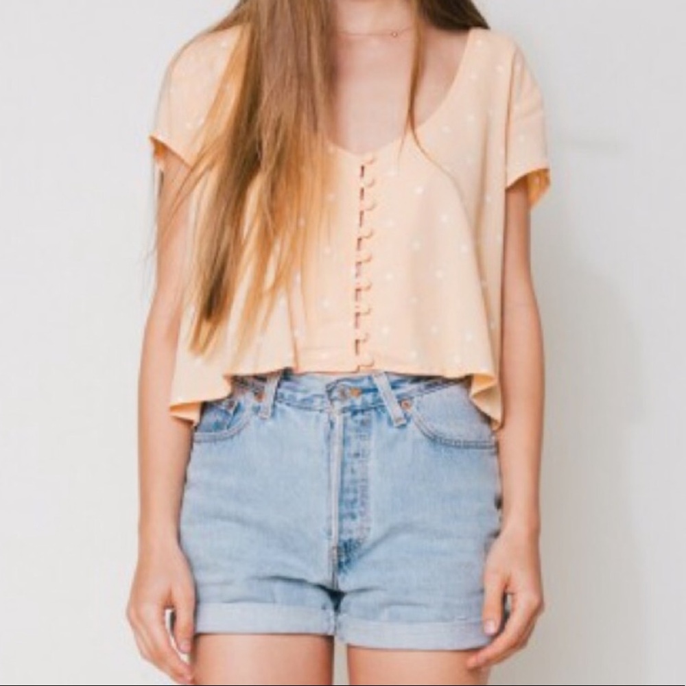 NWT Flynn Skye Venice top in Peachy Seeds